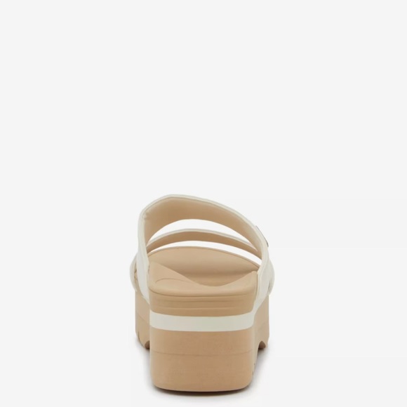 REEF HORIZON BANDED PLATFORM SANDALS IN CREAM 7 - Picture 5 of 10